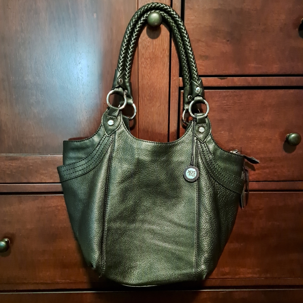 The Sak Black Leather Shoulder Bag